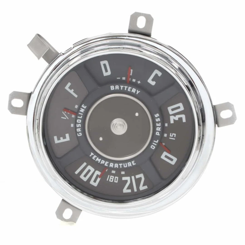 Gauge Cluster Assembly - 6-Volt - 47-48 Chevy Truck