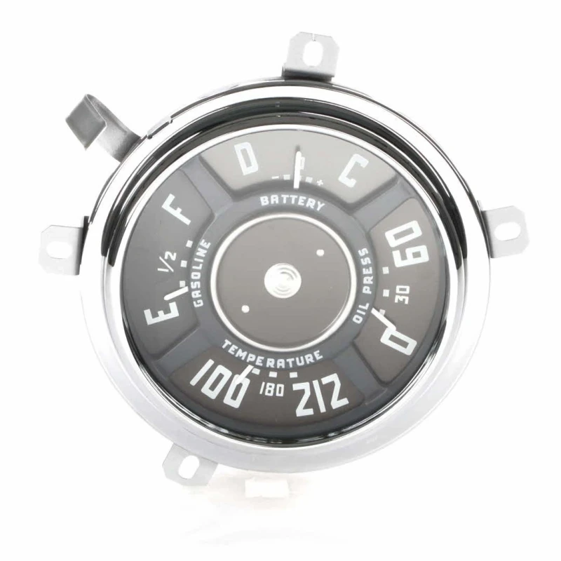 Gauge Cluster Assembly - 12-Volt V8 - 49-50 Chevy Truck