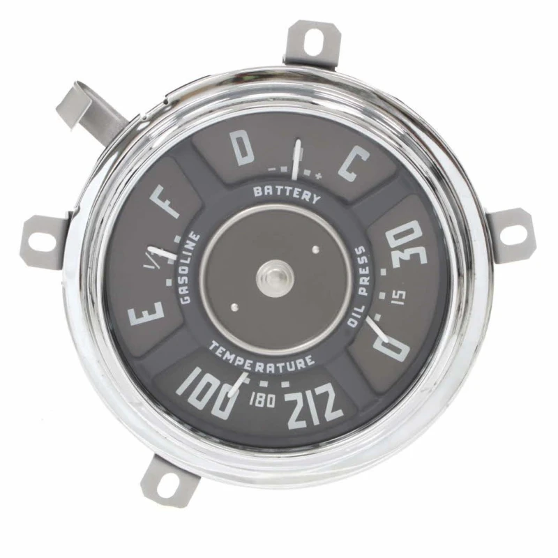 Gauge Cluster Assembly - 6-Volt - 49-50 Chevy Truck