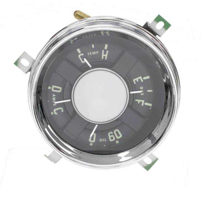 Gauge Cluster Assembly - 12-Volt V8 - 54-55 Chevy Truck