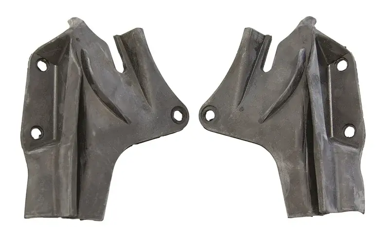 Door End Seals - LH/RH Pair - 67-72 Dodge Plymouth A-Body 2DR Hardtop Fastback Convertible (Except Duster & Demon)