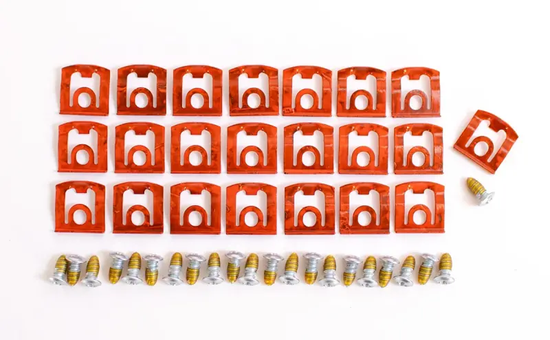Back Glass Molding Clips & Screw Set - 68-76 Dodge Plymouth A-Body (except 70-76 Fastback)