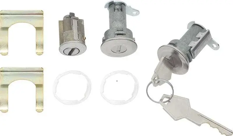 Ignition & Door Lock Kit w/o Illumination - 66-68 A-Body B-Body