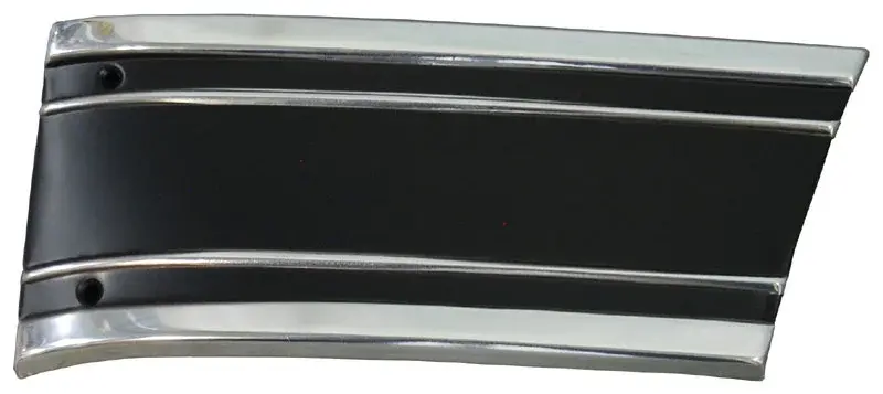 Front Fender Molding - Lower Front - Black - LH - 69-72 Chevy GMC CK Fleetside Pickup Blazer Jimmy Suburban