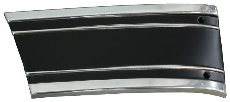 Front Fender Molding - Lower Front - Black - RH - 69-72 Chevy GMC CK Fleetside Pickup Blazer Jimmy Suburban