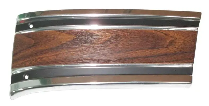 Front Fender Molding - Lower Front - Woodgrain - LH - 69-72 Chevy GMC CK Fleetside Pickup Blazer Jimmy Suburban