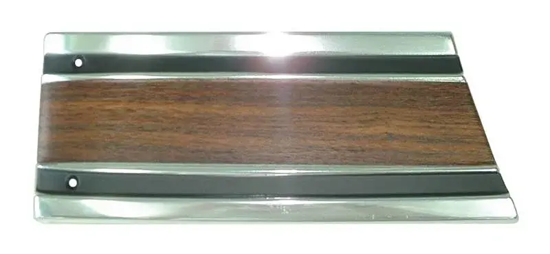 Front Fender Molding - Lower Front - Woodgrain - RH - 69-72 Chevy GMC CK Fleetside Pickup Blazer Jimmy Suburban