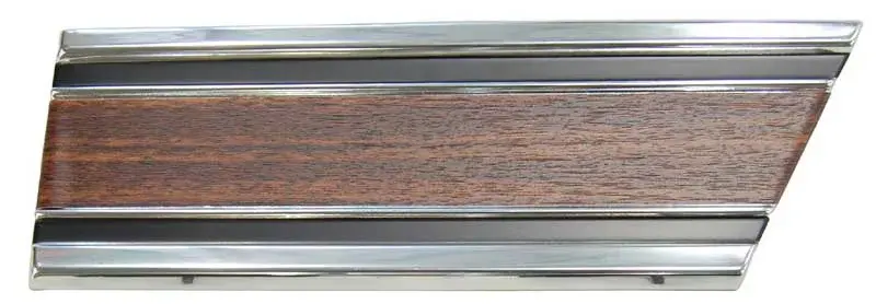 Front Fender Molding - Lower Rear - Woodgrain - RH - 69-72 Chevy GMC CK Fleetside Pickup Blazer Jimmy Suburban