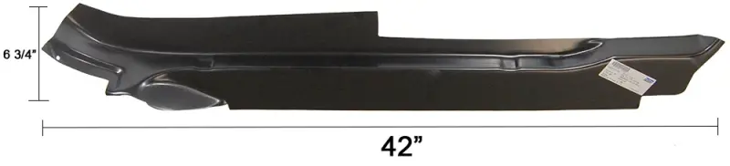 Inner Rocker Panel - Full - RH - 73-86 Chevy GMC C/K Truck; 87-91 Chevy GMC R/V Truck
