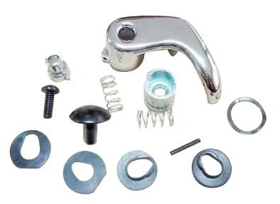 Vent Window Handle w/ Black Knob - LH - 89-91 Chevy GMC C/K Squarebody Truck; 89-91 Blazer Jimmy Suburban