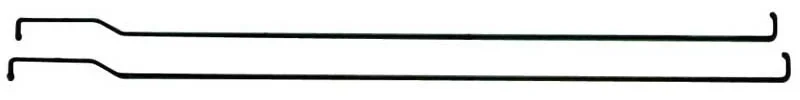 Tailgate Rods LH/RH Pair - 67-72 Chevy GMC C/K Fleetside Pickup Suburban ; 69-72 Blazer Jimmy