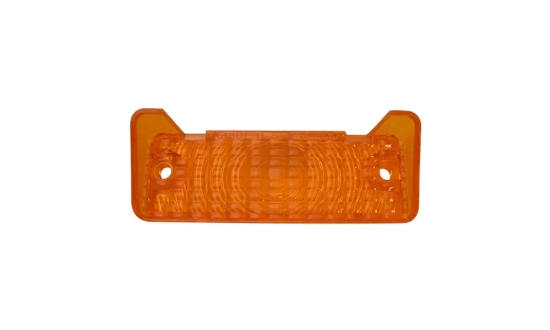 Parking Lamp Lenses - Amber - Pair - 68-69 Chevy II Nova