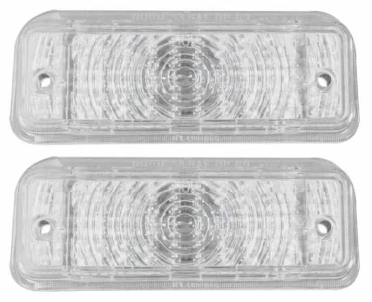 Parking Lamp Lenses - Pair - 69 Chevelle Malibu
