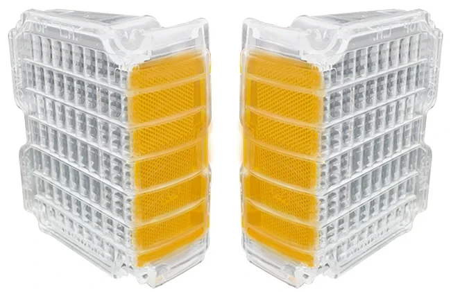 Parking Lamp Lenses - Clear - LH/RH Pair - 72 Chevelle