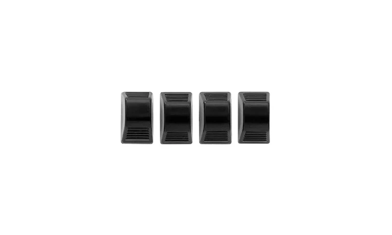 Temperature Control Knobs - Black - 4 Piece Set