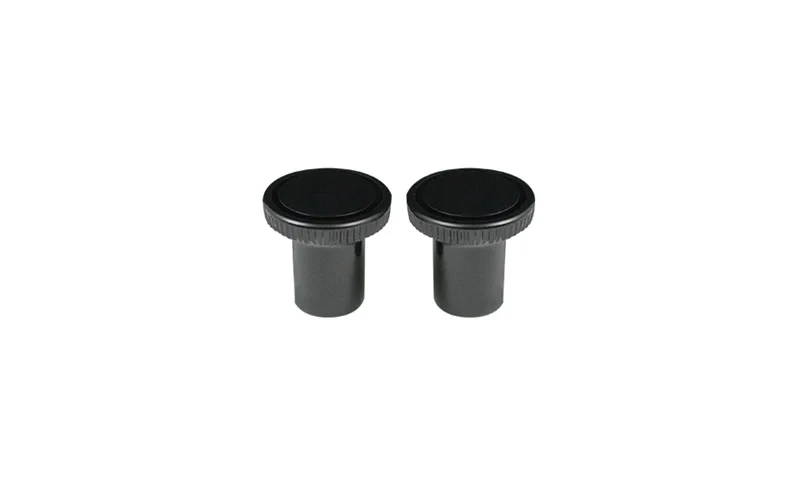 Vent Pull Knobs - Black - 2 Piece Set - 63-74 Chevy II Nova; 64-72 Chevelle El Camino; 67-78 Camaro Fullsize Chevy Car