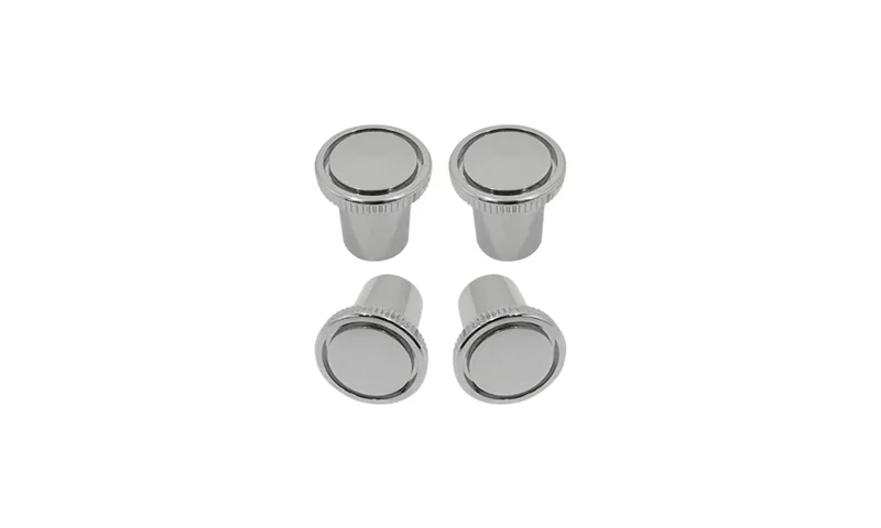 Vent Pull Knobs - Chrome - 4 Piece Set - 68-72 Chevelle El Camino Camaro