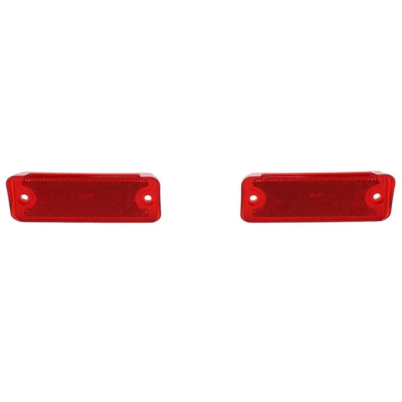 Rear Bumper Reflector Lens - Pair - 69-72 El Camino