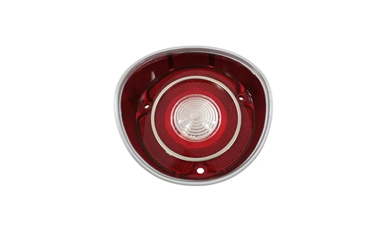 Backup Lamp Lens - with Chrome Trim - RH - 71 Chevelle Malibu