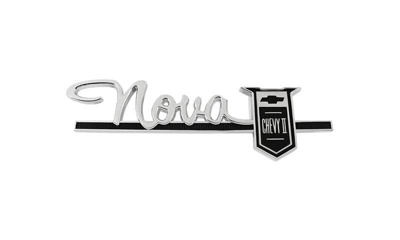 Fender and Quarter Panel Emblems - Pair - 63-64 Chevy II Nova