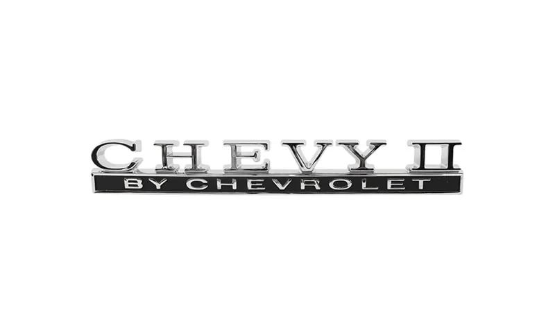 Trunk Emblem - CHEVY II BY CHEVROLET - 68 Chevy II Nova