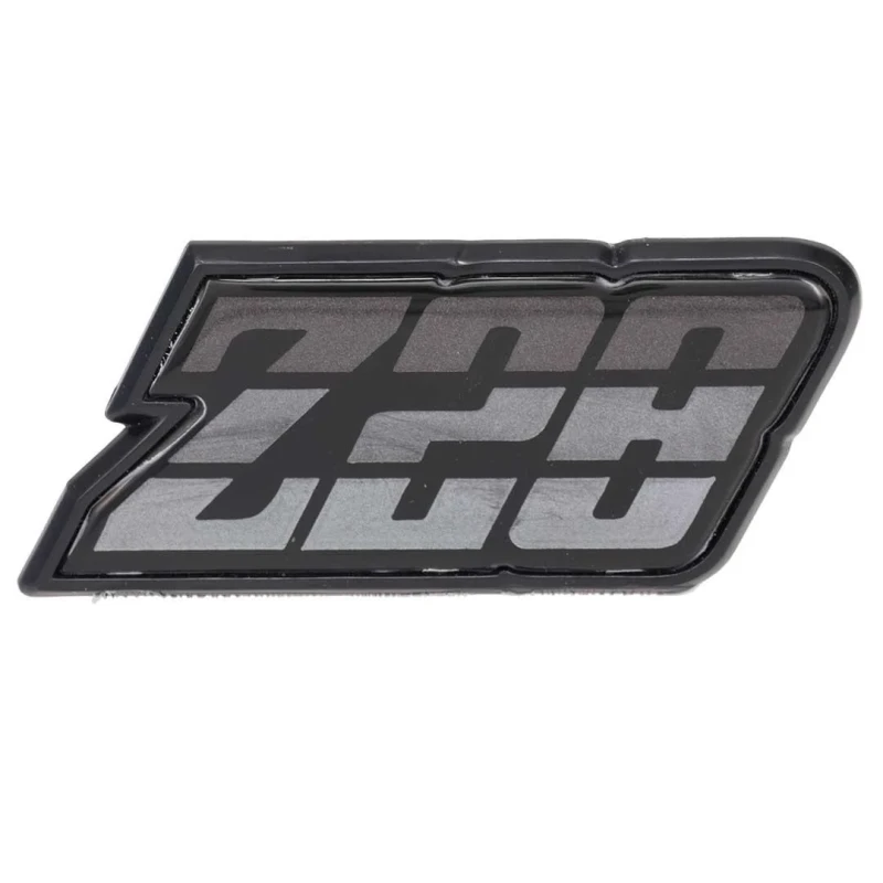 Gas Door Emblem - Z28 Charcoal - 80-81 Camaro