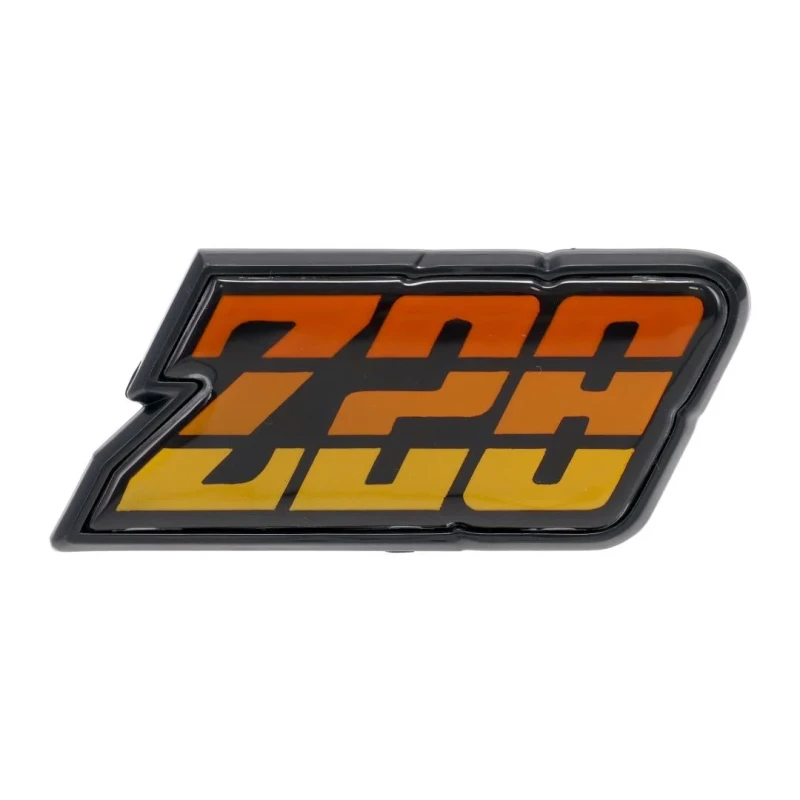 Gas Door Emblem - Z28 Orange - 80-81 Camaro