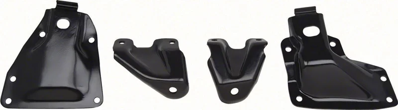 Engine Frame Mounts - V8 - LH/RH 4  Piece Set - 67-69 Firebird