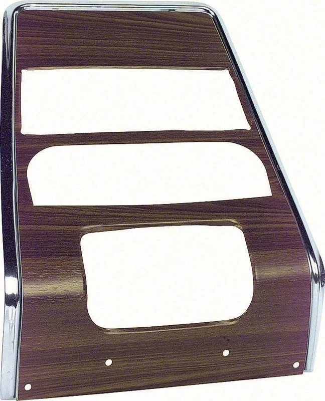 Center Dash Panel - Walnut without A/C - 67 Firebird