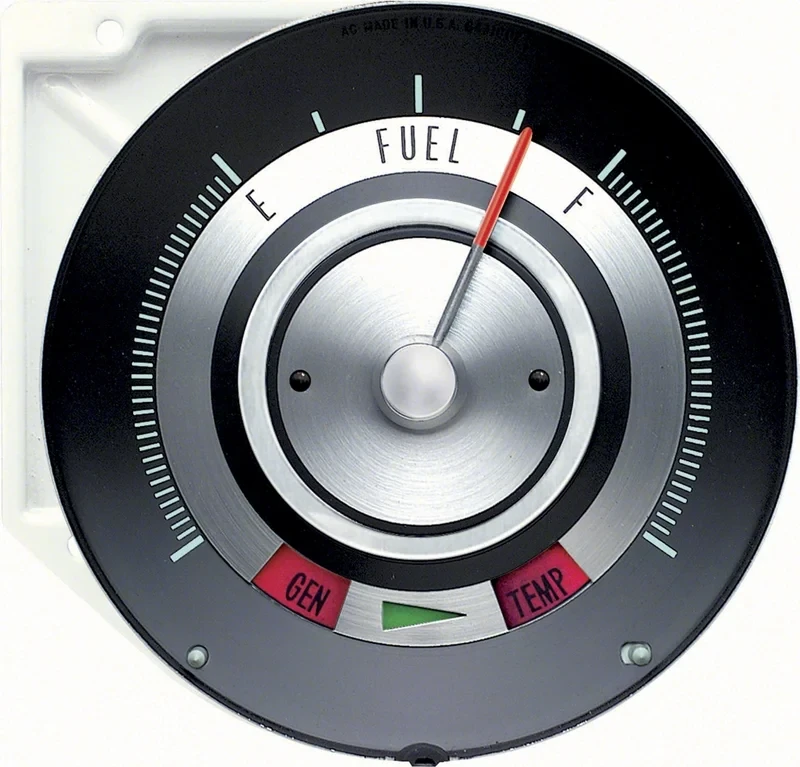 Dash Fuel Gauge - 68 Camaro