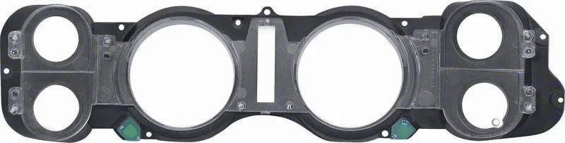 Dash Lens Assembly - Models with Gauges - 70-78 Camaro