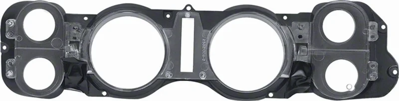 Dash Lens Assembly - Models with Gauges - 79-81 Camaro