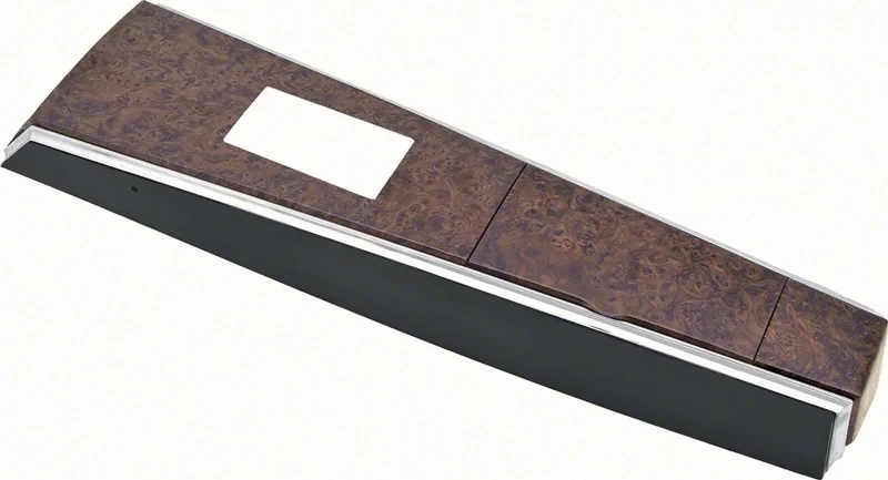 Console Assembly - Burlwood Auto Trans - 68-69 Firebird