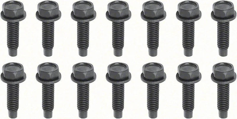 Upper Door Hinge Bolt Set (14pcs) - 68-81 Camaro Firebird; 68-74 Chevy II Nova; 68-72 Chevelle El Camino