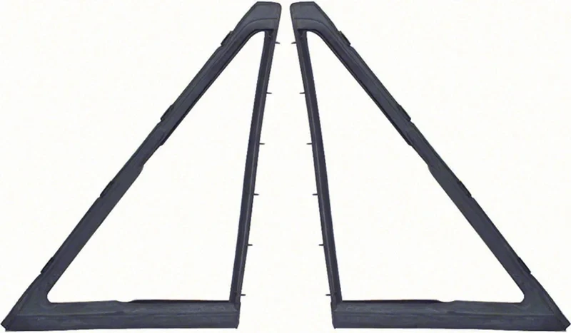 Vent Window Weatherstrips - LH/RH Pair - 67 Camaro Firebird