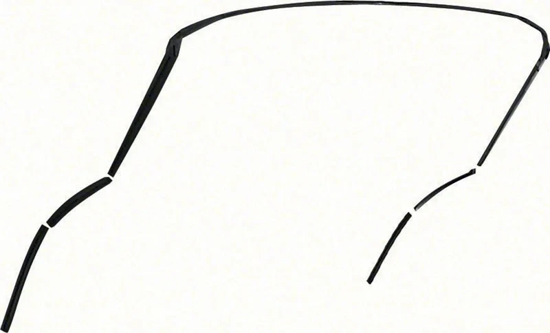 Convertible Top Weatherstrips - 5 Piece Set - 67-69 Camaro Firebird
