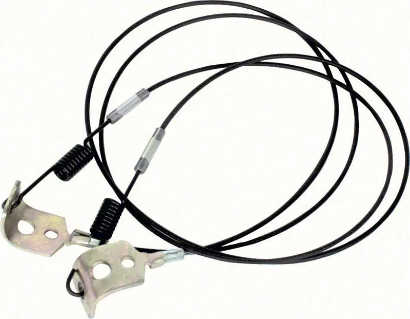 Convertible Top Hold Down Cables - LH/RH Pair - 67-69 Camaro Firebird
