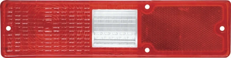 Tail Lamp Lens - LH (late 71 with large Backup Lens) - 71-72 Nova