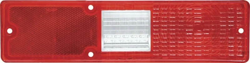 Tail Lamp Lens - RH (late 71 with large Backup Lens) - 71-72 Nova