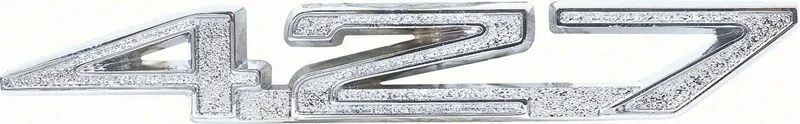 Fender / Rear Body Panel Emblem (Tape Mounted) - "427" - 67-68 Camaro