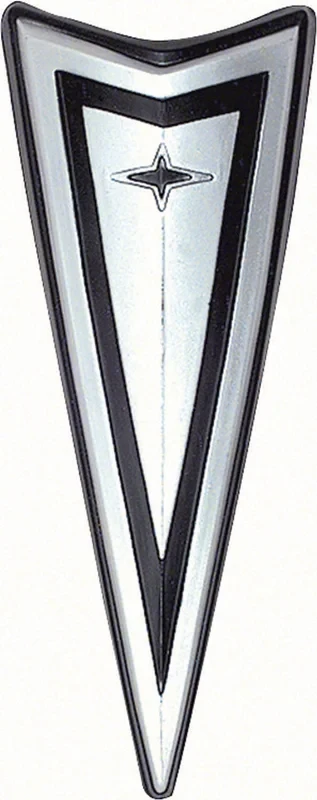 Front Bumper Emblem - Arrowhead Logo - 67-68 Firebird
