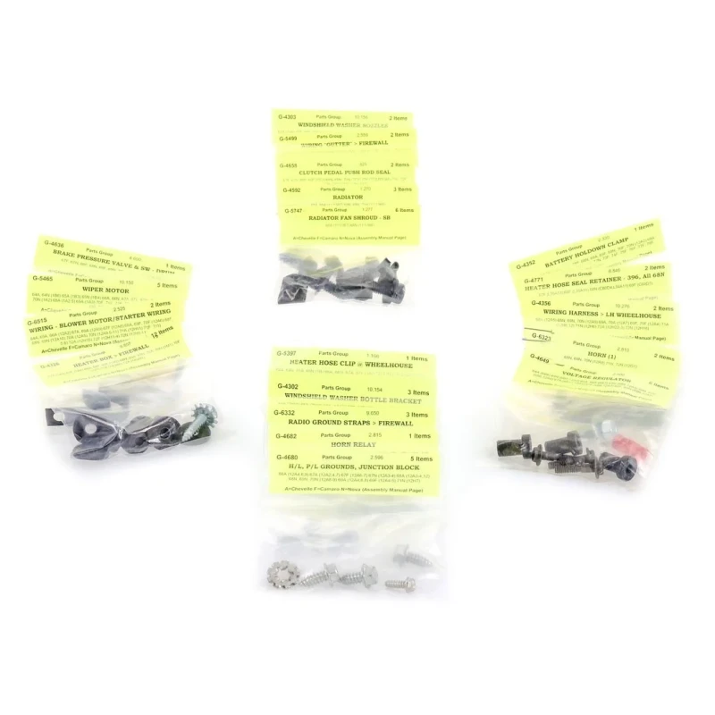 Underhood Detailing Hardware Kit (152pcs) - 64 Chevelle El Camino