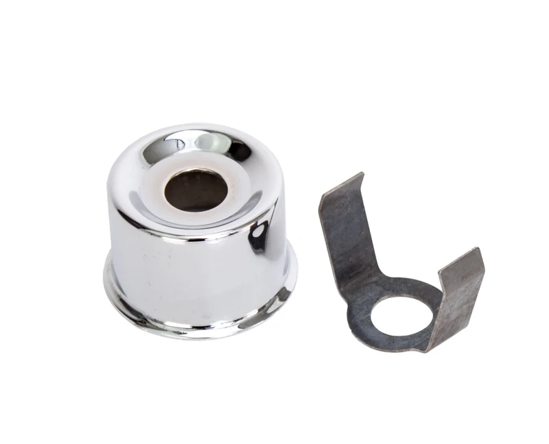 Oil Filler Breather Cap w/ PCV Mount - Chrome - 64-69 Mopar