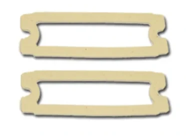 Parking Lamp Lens Gaskets - Pair - 65-67 Chevy II Nova; 65 Chevelle El Camino