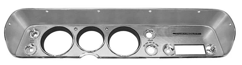 Dash Bezel - Models without A/C - 64 Chevelle El Camino.