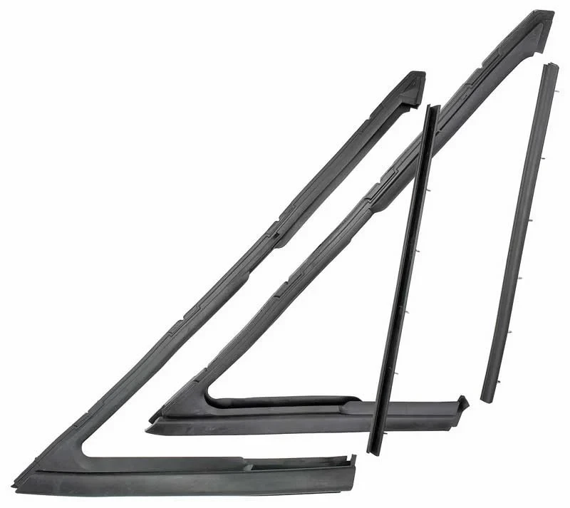 Vent Window Weatherstrips - LH/RH Pair - 66-67 Chevelle Cutlass GTO Skylark