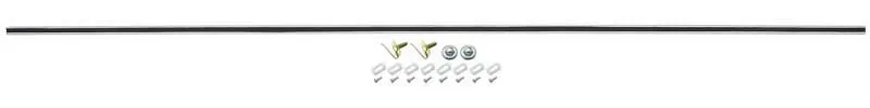 Lower Tailgate Molding w/ Hardware - 68-69 El Camino