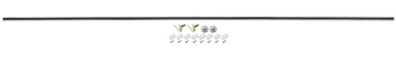 Upper Tailgate Molding w/ Hardware - 68-69 El Camino