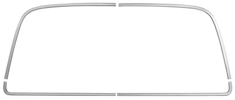 Back Glass Molding Set - 68-72 Chevelle 70-72 Monte Carlo
