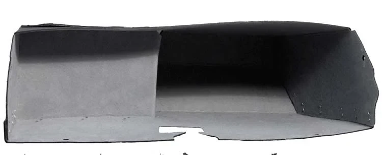 Glove Box Liner - 64-65 Chevelle El Camino (with Dealer Installed A/C)